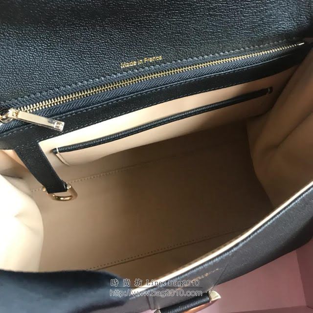 DELVAUX女包 2019春夏最新色 專櫃原廠皮 德爾沃女手提包 DV0028松石藍 中號 Delvaux單肩斜挎包  fcs1168
